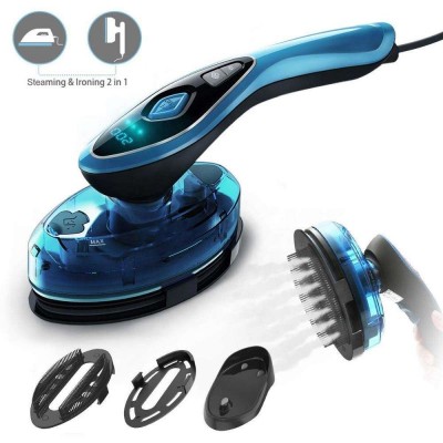 LCD Display Clothes Steamer 1500W Handheld Garment Steamer Iron 2 In 1 Horizontal &Vertical